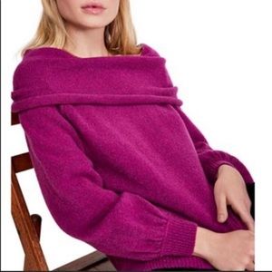 Free people Echo Beach cowl neck pullover